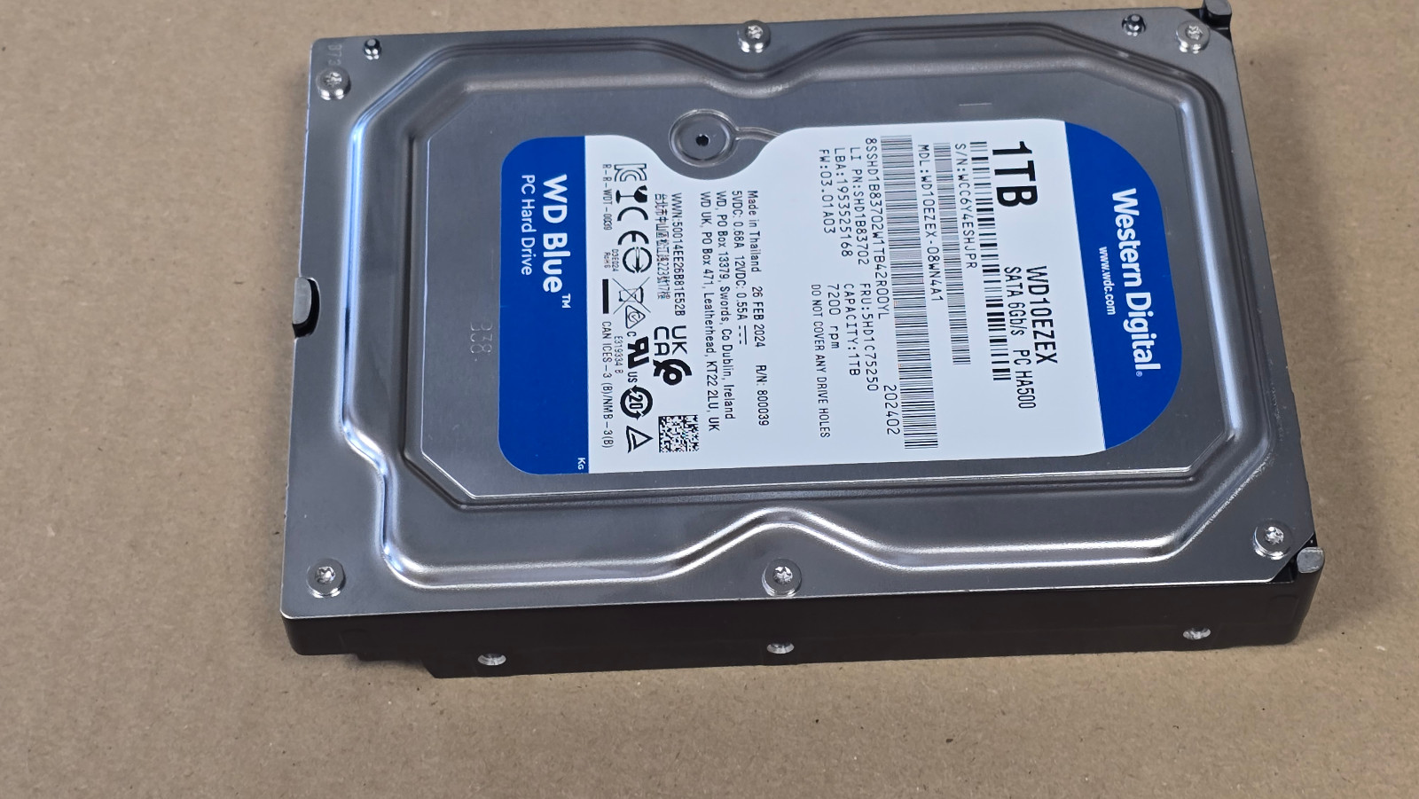 +NEW+ Western Digital 1TB SATA LFF 7200RPM Caviar Blue WD10EZEX 1Year Warranty 4