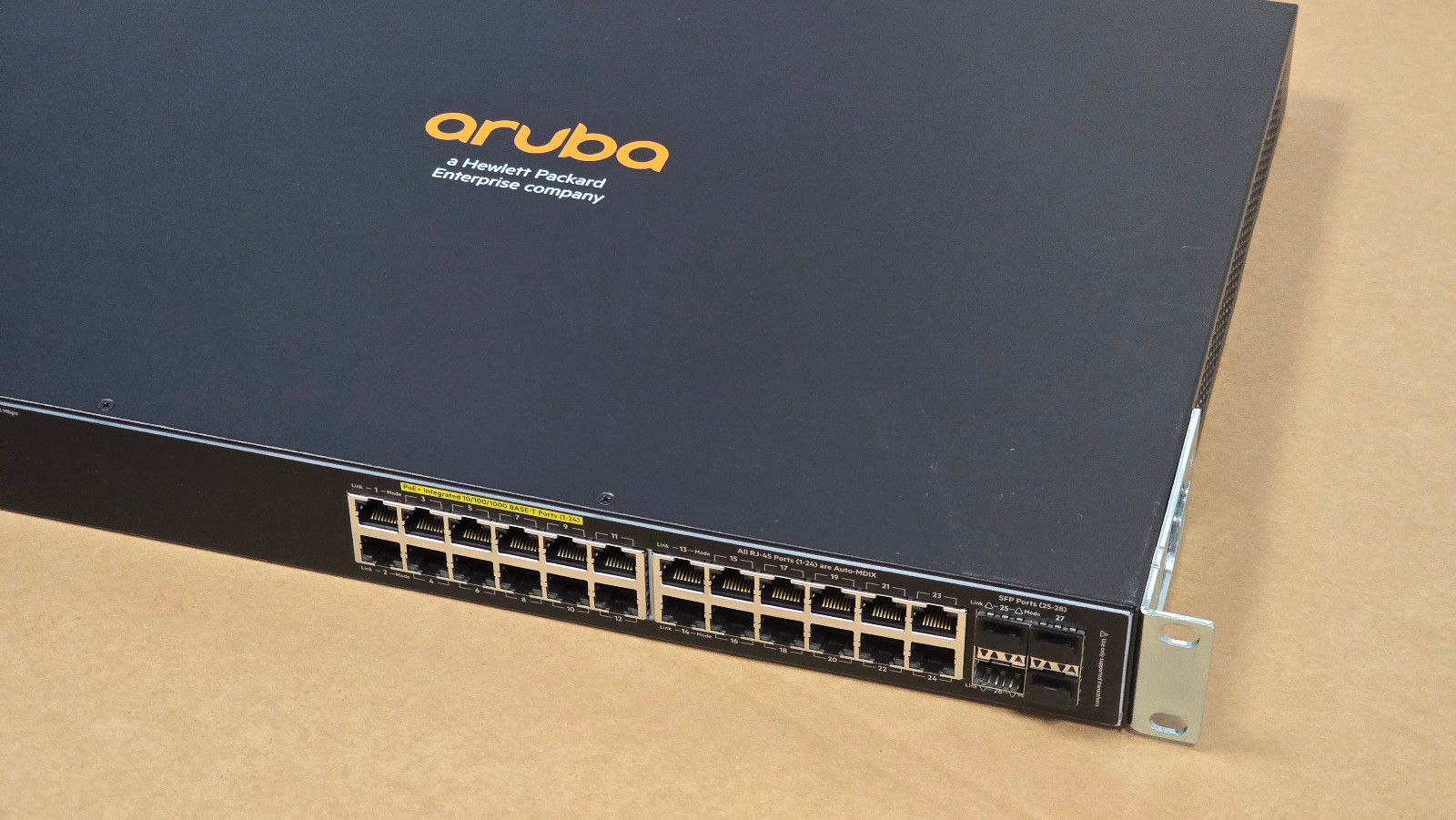 HPE Aruba 2530-24G PoE+ 24x 1GbE RJ45 4x 1GbE SFP Switch J9773AR 1 YEAR WARRANTY 2