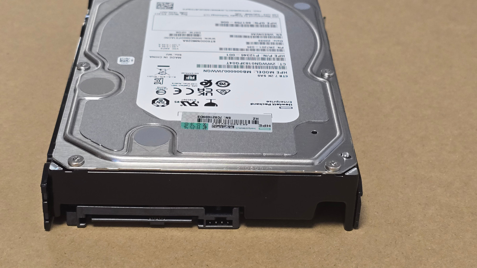 NEW HPE 6TB 12G SAS HDD LFF 3,5