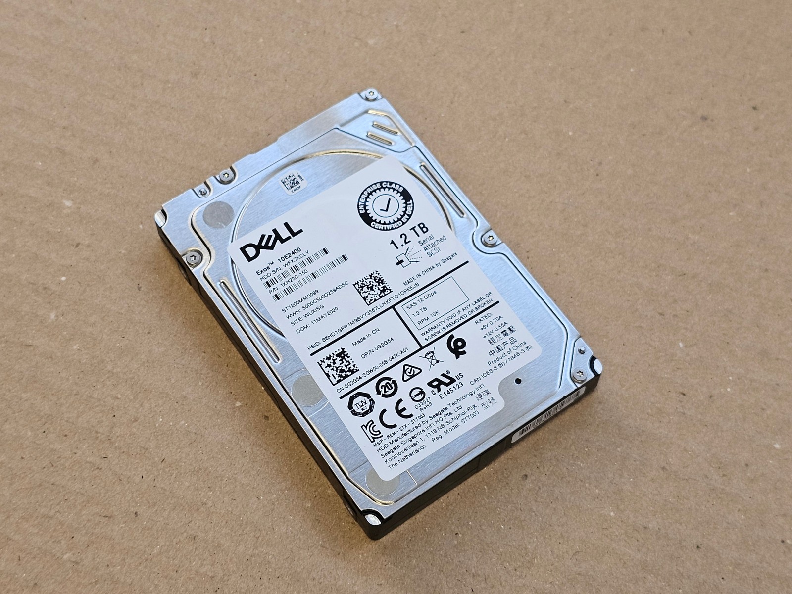 Seagate Exos 10E2400 ST1200MM0099 1,2TB 10K SAS 512e 2,5