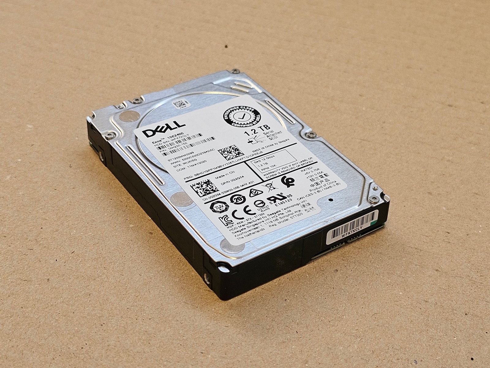 Seagate Exos 10E2400 ST1200MM0099 1,2TB 10K SAS 512e 2,5