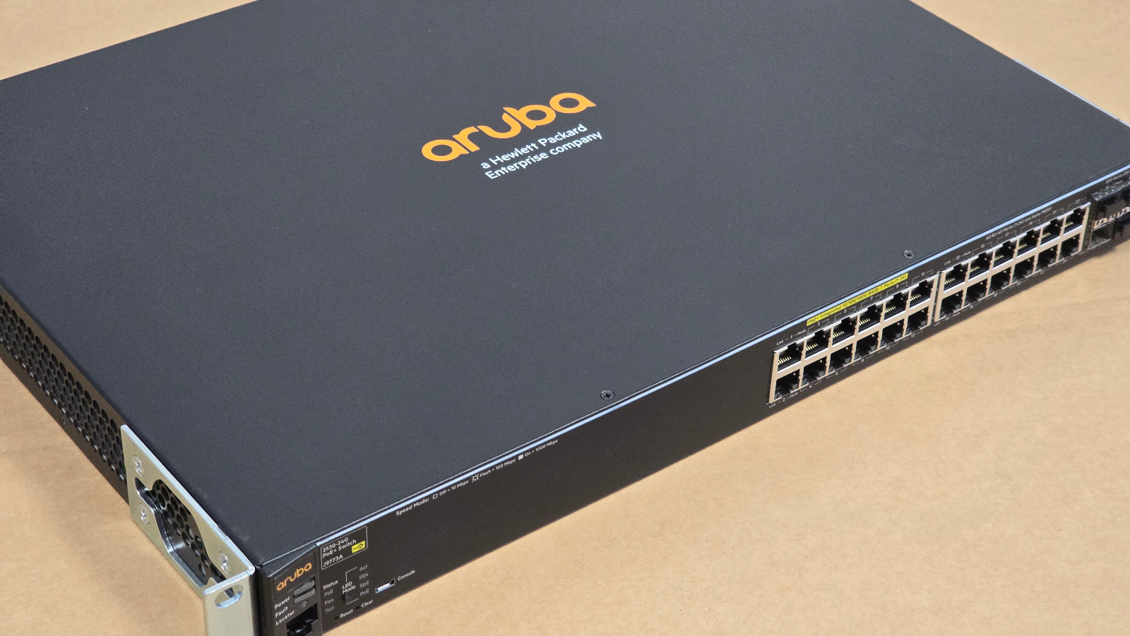 HPE Aruba 2530-24G PoE+ 24x 1GbE RJ45 4x 1GbE SFP Switch J9773AR 1 YEAR WARRANTY 3